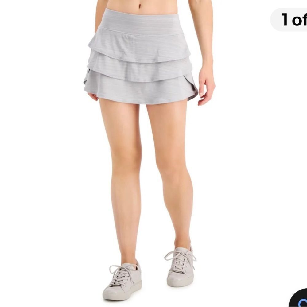 IDEOLOGY SKORT GREY SIZE LARGE NWT